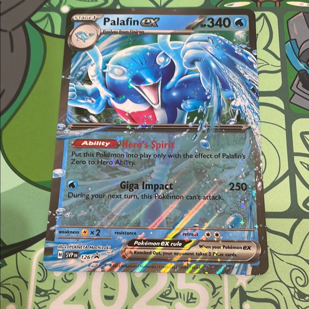 Palafin EX Pokémon Card - Blue - Jumbo Card